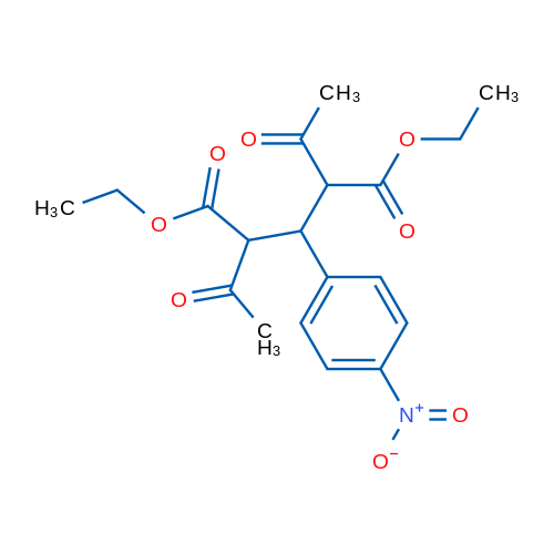 Diethyl 2,4-diacetyl-3-(4-nitrophenyl)pentanedioate 5g