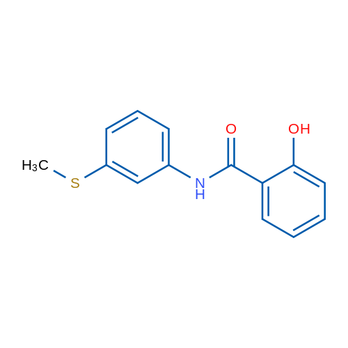 2-Hydroxy-N-(3-(methylthio)phenyl)benzamide 1g