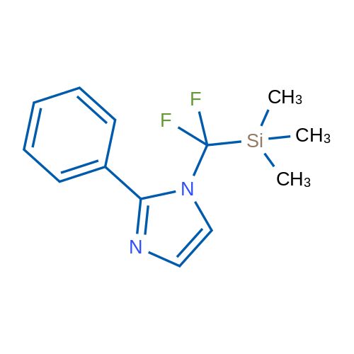 1-(Difluoro(trimethylsilyl)methyl)-2-phenyl-1H-imidazole 1g