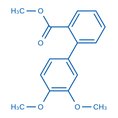 Methyl 2-(3,4-dimethoxyphenyl)benzoate 1g