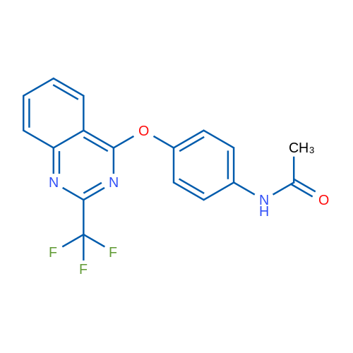 N-(4-{[2-(trifluoromethyl)quinazolin-4-yl]oxy}phenyl)acetamide 1g