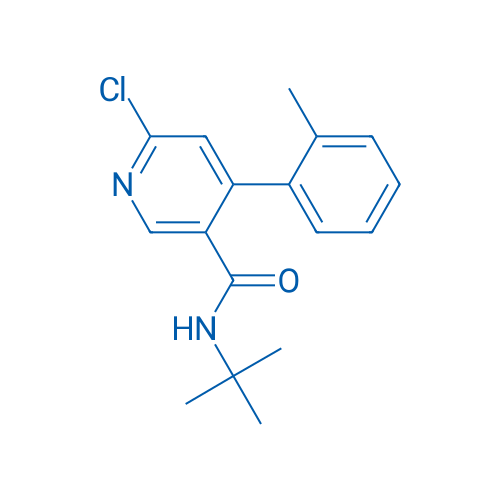N-(tert-Butyl)-6-chloro-4-(o-tolyl)nicotinamide 25g