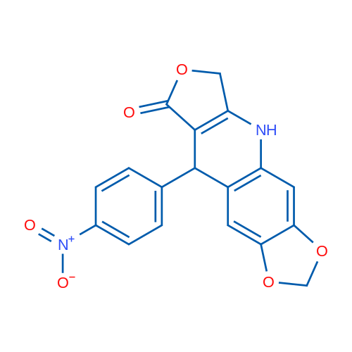 8-(4-Nitrophenyl)-5,12,14-trioxa-2-azatetracyclo[7.7.0.0^{3,7}.0^{11,15}]hexadeca-1(9),3(7),10,15-tetraen-6-one 1g