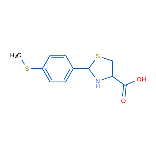 2-(4-(Methylthio)phenyl)thiazolidine-4-carboxylic acid 1g