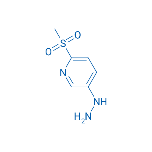5-Hydrazinyl-2-(methylsulfonyl)pyridine 1g