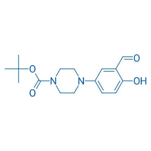 tert-Butyl 4-(3-formyl-4-hydroxyphenyl)piperazine-1-carboxylate 5g