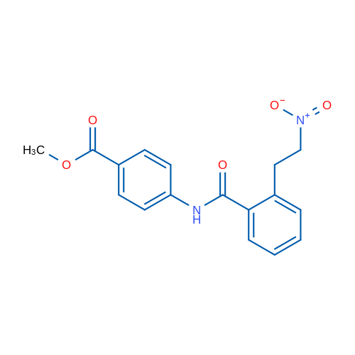 Methyl 4-[2-(2-nitroethyl)benzamido]benzoate 1g