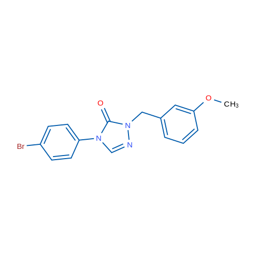 4-(4-Bromophenyl)-1-[(3-methoxyphenyl)methyl]-4,5-dihydro-1H-1,2,4-triazol-5-one 1g