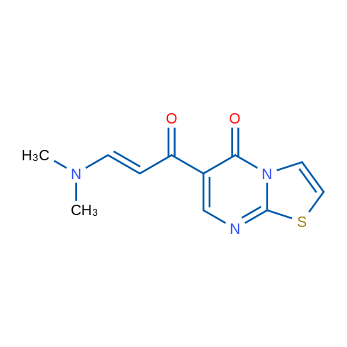 6-[(2E)-3-(Dimethylamino)prop-2-enoyl]-5H-[1,3]thiazolo[3,2-a]pyrimidin-5-one 1g