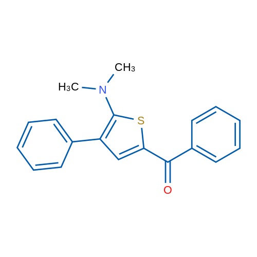 5-Benzoyl-N,N-dimethyl-3-phenylthiophen-2-amine 1g