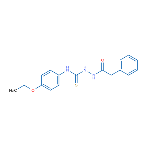 N-{[(4-ethoxyphenyl)carbamothioyl]amino}-2-phenylacetamide 1g