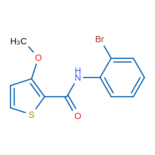 N-(2-Bromophenyl)-3-methoxythiophene-2-carboxamide 1g