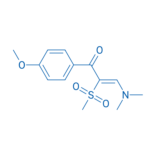 (2Z)-3-(Dimethylamino)-2-methanesulfonyl-1-(4-methoxyphenyl)prop-2-en-1-one 1g