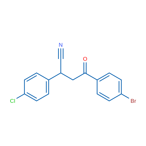 4-(4-Bromophenyl)-2-(4-chlorophenyl)-4-oxobutanenitrile 1g