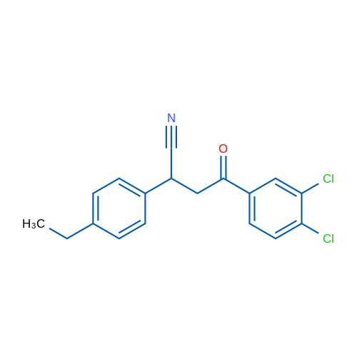 4-(3,4-Dichlorophenyl)-2-(4-ethylphenyl)-4-oxobutanenitrile 1g