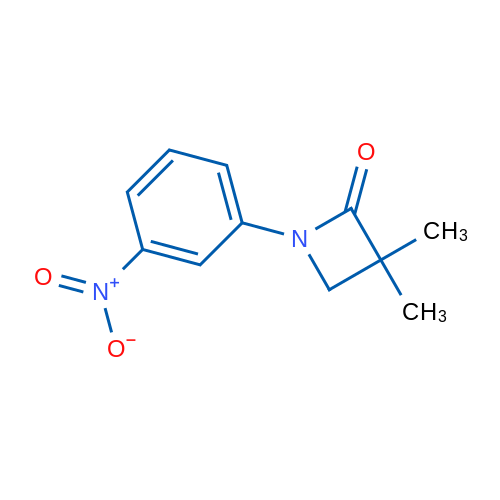 3,3-Dimethyl-1-(3-nitrophenyl)azetidin-2-one 1g