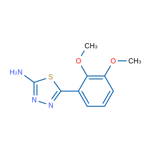 5-(2,3-Dimethoxyphenyl)-1,3,4-thiadiazol-2-amine 5g