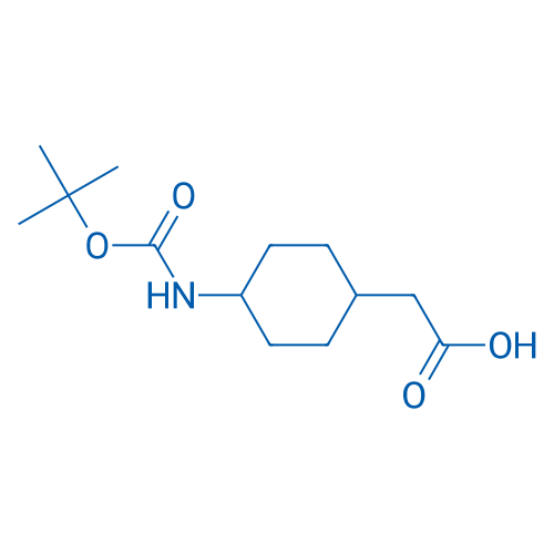 2-(4-((tert-Butoxycarbonyl)amino)cyclohexyl)acetic acid 250mg