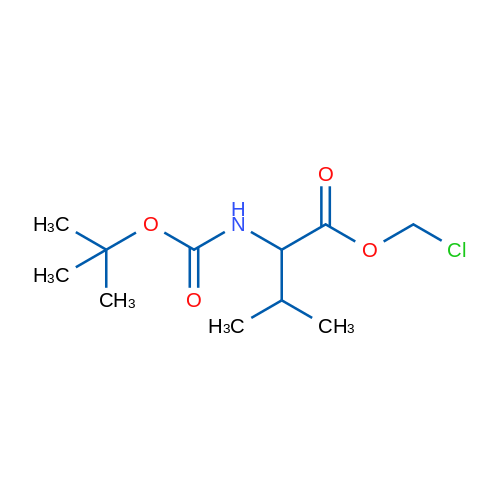 Chloromethyl 2-{[(tert-butoxy)carbonyl]amino}-3-methylbutanoate 1g