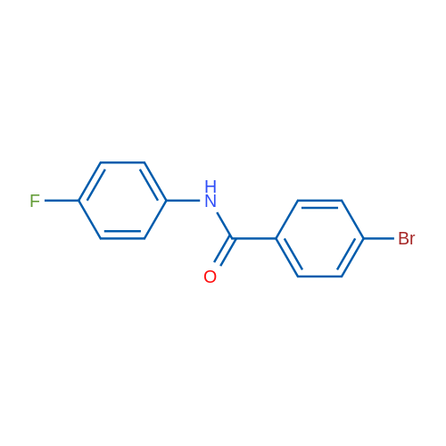 4-Bromo-N-(4-fluorophenyl)benzamide 1g