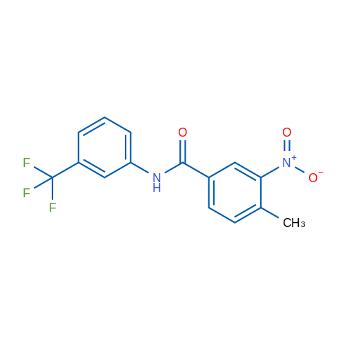 4-Methyl-3-nitro-N-(3-(trifluoromethyl)phenyl)benzamide 1g
