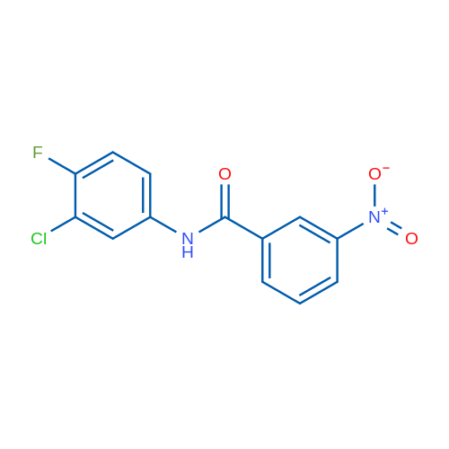 N-(3-CHloro-4-fluorophenyl)-3-nitrobenzamide 5g