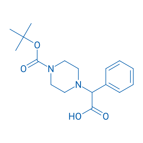 2-(4-(tert-Butoxycarbonyl)piperazin-1-yl)-2-phenylacetic acid 1g