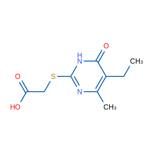 [(5-ethyl-4-methyl-6-oxo-1,6-dihydropyrimidin-2-yl)thio]acetic acid 5g