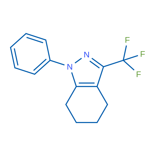 1-Phenyl-3-(trifluoromethyl)-4,5,6,7-tetrahydro-1H-indazole 1g