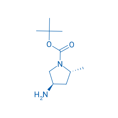 (2R,4R)-tert-Butyl 4-amino-2-methylpyrrolidine-1-carboxylate 250mg