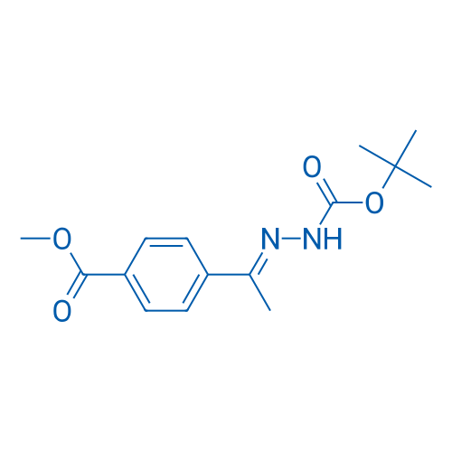 tert-Butyl 2-(1-(4-(methoxycarbonyl)phenyl)ethylidene)hydrazine-1-carboxylate 1g