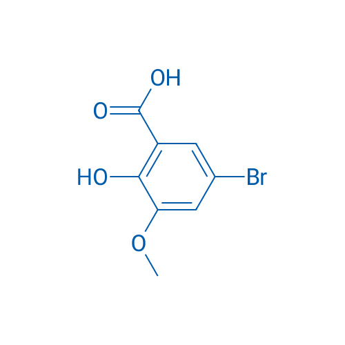 5-Bromo-2-hydroxy-3-methoxybenzoic acid 5g