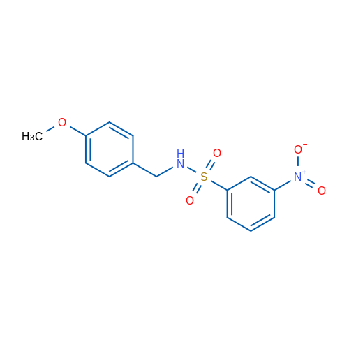 N-(4-MEthoxybenzyl)-3-nitrobenzenesulfonamide 1g