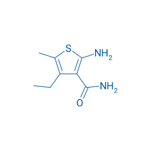 2-Amino-4-ethyl-5-methylthiophene-3-carboxamide 250mg