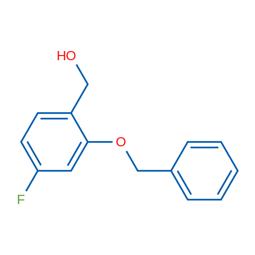 (2-(Benzyloxy)-4-fluorophenyl)methanol 250mg