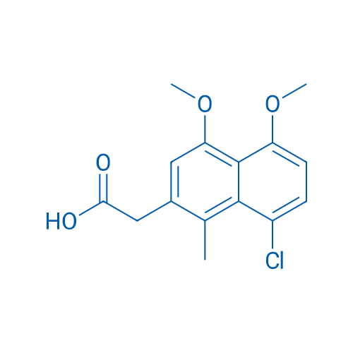 2-(8-Chloro-4,5-dimethoxy-1-methylnaphthalen-2-yl)acetic acid 1g