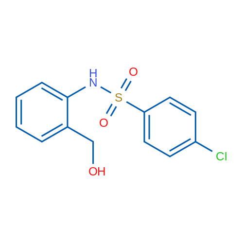 4-Chloro-N-(2-(hydroxymethyl)phenyl)benzenesulfonamide 5g