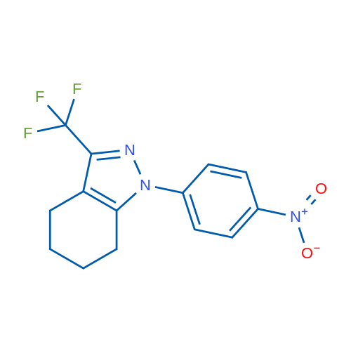 1-(4-Nitrophenyl)-3-(trifluoromethyl)-4,5,6,7-tetrahydro-1H-indazole 5g