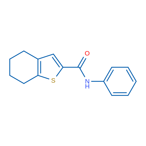 N-phenyl-4,5,6,7-tetrahydro-1-benzothiophene-2-carboxamide 1g