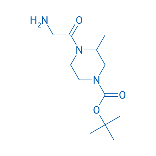 tert-Butyl 4-(2-aminoacetyl)-3-methylpiperazine-1-carboxylate 1g
