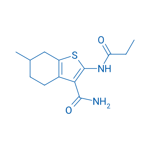 6-Methyl-2-propionamido-4,5,6,7-tetrahydrobenzo[b]thiophene-3-carboxamide 1g