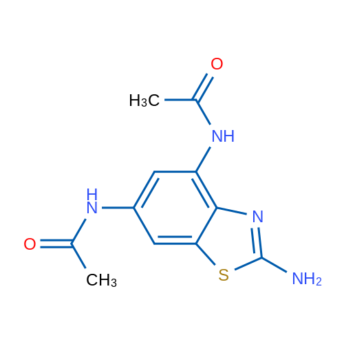 N,N'-(2-Aminobenzo[d]thiazole-4,6-diyl)diacetamide 1g