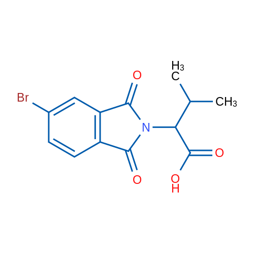 2-(5-Bromo-1,3-dioxo-1,3-dihydro-isoindol-2-yl)-3-methyl-butyric acid 5g