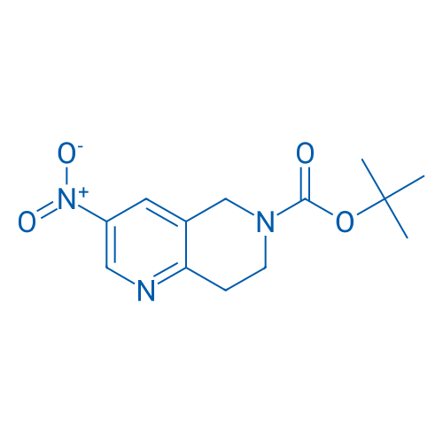 tert-Butyl 3-nitro-7,8-dihydro-1,6-naphthyridine-6(5H)-carboxylate 1g