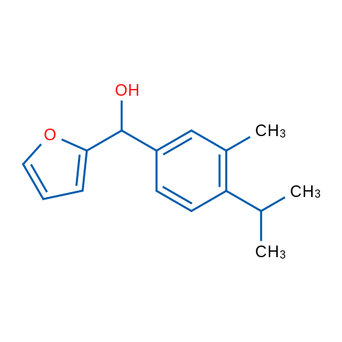 Furan-2-yl(4-isopropyl-3-methylphenyl)methanol 1g