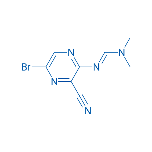 N-(5-BRomo-3-cyanopyrazin-2-yl)-N,N-dimethylformimidamide 250mg
