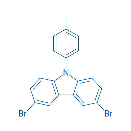 3,6-Dibromo-9-(p-tolyl)-9H-carbazole 250mg
