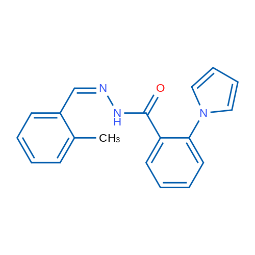 N'-[(1Z)-(2-Methylphenyl)methylidene]-2-(1H-pyrrol-1-yl)benzohydrazide 1g