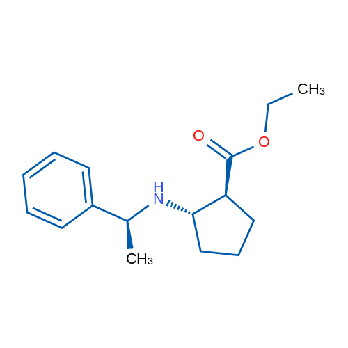 Ethyl (1S,2S)-2-[[(S)-1-phenylethyl]amino]cyclopentanecarboxylate 250mg
