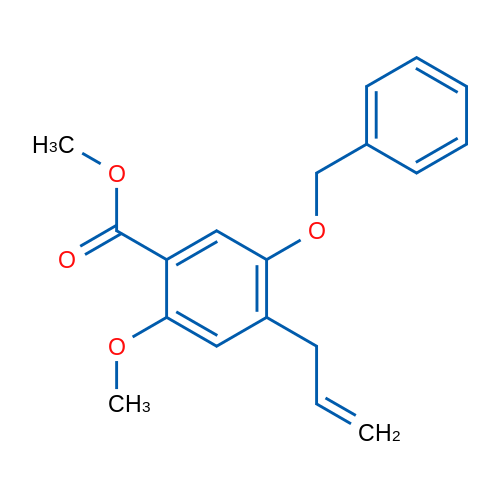 Methyl 4-allyl-5-(benzyloxy)-2-methoxybenzoate 1g